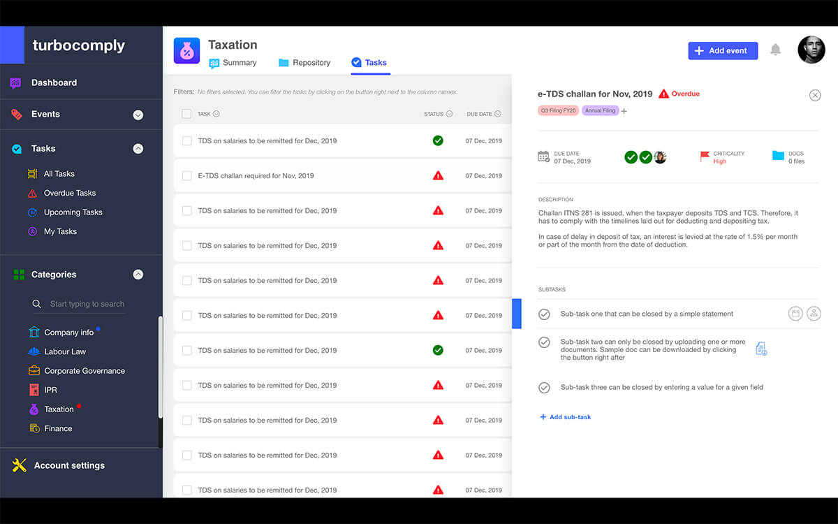 Built-in Tasks.