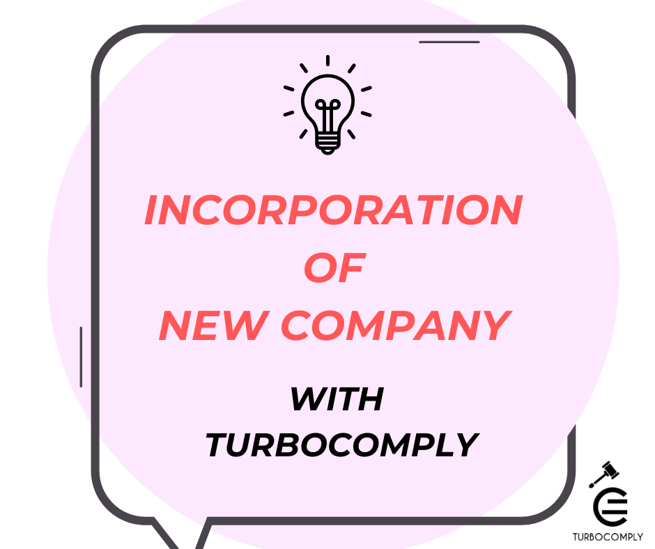 Incorporation of a new company with Turbocomply