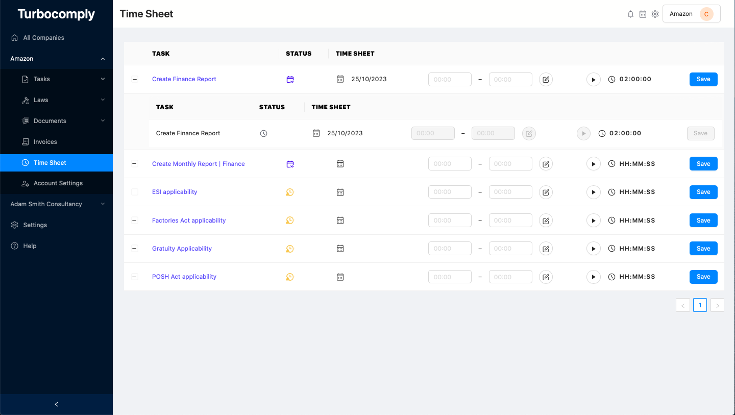 Timesheet Management